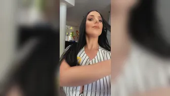 Angela White aka angelawhite onlyfans Naked beauty in the kitchen