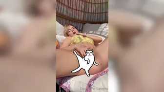 darshellestevens onlyfans Curvy babe caresses huge tits