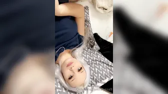 Alyssa Devyn aka alyssa9 aka alyssadevyn onlyfans Openwork bitch shows big tits