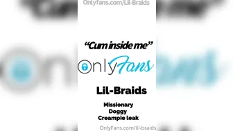 Lil Braids aka lilakabraids aka Lilbraids onlyfans Spicy trash relaxes two toys