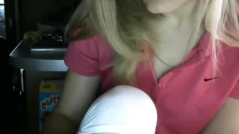 sexsy_shine Bitch with huge tits fucks with dildo