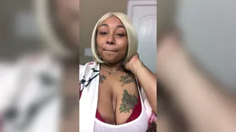 laylared1 onlyfans Lustful mare caresses boobs