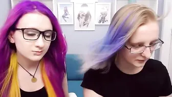 sola_and_jenny Cool girl masturbates anus