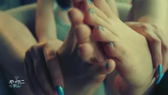 Jewelzblu onlyfans  pissing a little leaning on the back of the chair