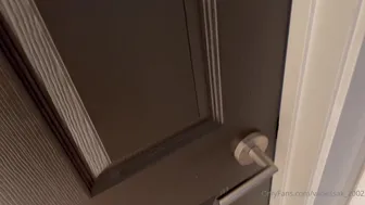 Caitie aka 444vanessa aka vanessak_2002 onlyfans Brunette in stockings shows shaved holes