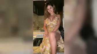 Kiara Moon aka kiaramoontv onlyfans Busty chick caresses shaved pussy