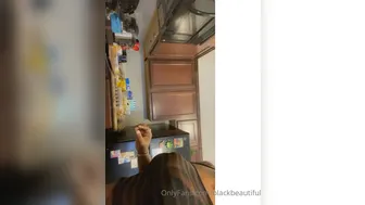 Blackbeauty aka blackbeautiful onlyfans  I caressed myself with improvised means