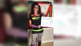 Ariella Ferrera aka ariellaferrera onlyfans Beauty licks rubber penis