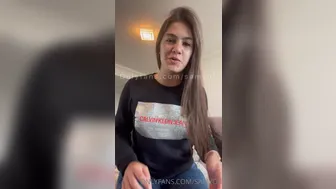 Samy akasamyof onlyfans  masturbating pussy through panties