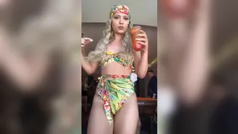 Briea Harm aka babygirlbriea onlyfans Appetizing bitch shows juicy tits