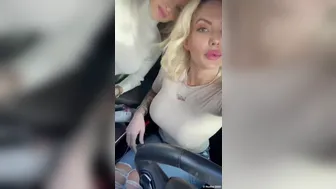 LaynaBoo aka Layna Boo aka laynaaboo onlyfans Girl with elastic milks having fun with sex toy