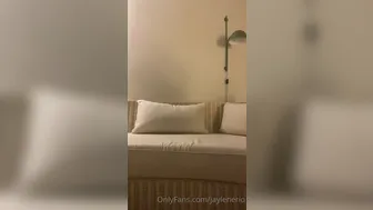 Jaylene Rio aka jaylenerio onlyfans  jerking off sitting on the edge of the bed