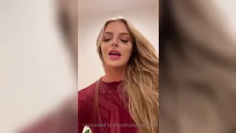 Kendra Karter aka kendrakarter onlyfans Black haired prostitute masturbates cunt