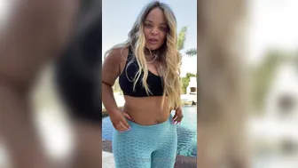 trishyland onlyfans Exquisite slut squeezes holes through panties