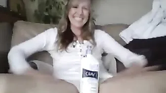 aussietreasure Lustful schoolgirl licks dildo