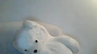 bouncytitsx masturbating with a tampon in pussy
