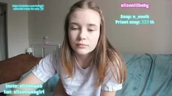 alisonlilbaby chaturbate Beautiful bitch is banging with sex machine