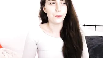 ellaveee Shy girl gently masturbates her shaved cunt