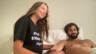 candyskys chaturbate writes pen on boobs and ass