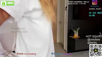 sweet_ary chaturbate Sultry blonde masturbating shaved pussy