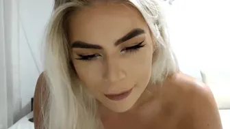 kissofacobra Busty slut caresses both slits