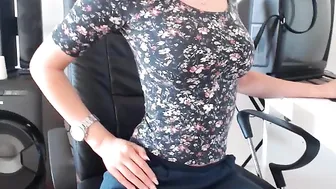 purpleariellx Hot lady posing in black lingerie