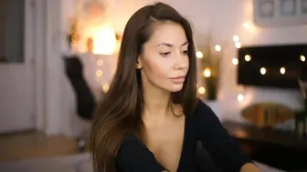 dorothea_ Gorgeous coquette squeezes in fornt of her cap