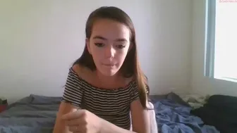 astra_rose14 chaturbate Fascinating passion masturbates shaved pussy