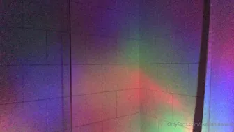 Dani Daniels aka akadanidaniels onlyfans big breasted slut caresses shaved pussy