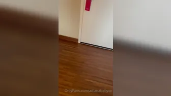 Adiana aka adianababy aka adianababyxo onlyfans slim model strips in the woods