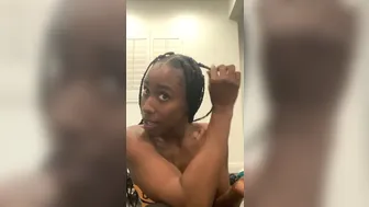 Bria Myles aka realbriamyles onlyfans sweet little thing shows huge tits
