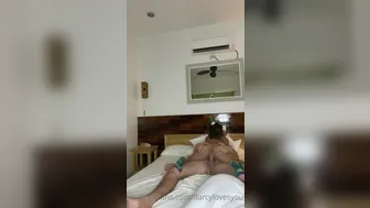 Darcy Love aka darcylovesyou onlyfans mature model caresses nipples and cunt