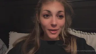 Kayla Kayden aka kaylakayden onlyfans sweet bitch jerks off pussy with sex toy