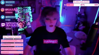 baoxxxi chaturbate curva in stockings fucks clit