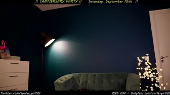 surfergirl121 chaturbate 25 february 2022 broadcast