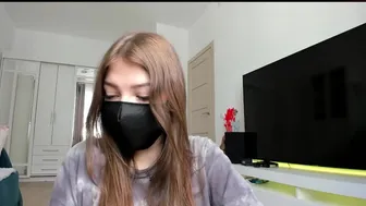 milana_j chaturbate black haired babe shaved shaved cap