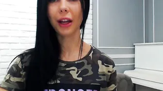 newmeganfox Crazy girl swallows dildo and jerks pussy