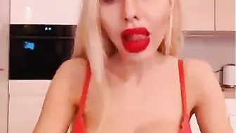 realbarbiebimbo Elegant slut takes off her underwear