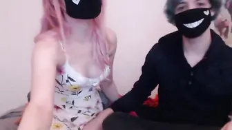 nsfwcontent Busty confused girl gets naked and jerks off