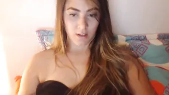 camilalopesex fucks herself in pink dildo