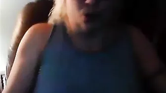 hothoney4u Cute blonde is saturated with revelations with dildo