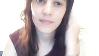 v_for_violet Ardent bitch caresses pussy in panties