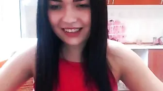 katiecutie Doll in stockings pulls pussy with fingers