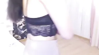lunayangell cutie kneads big tits