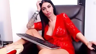 malkinna shaking tits to music