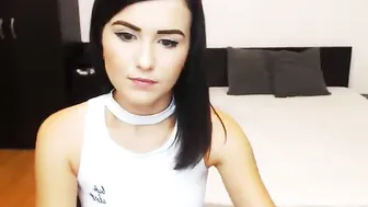mayahart Cute chick strokes the cap
