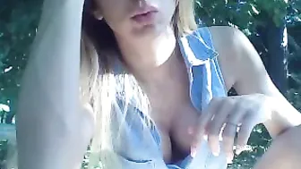 adreamgf Busty chick gently pulls pussy