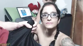 strong1couple Busty chick gets naked