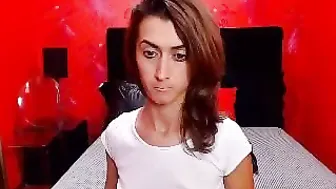 shinydanielle Red-haired bitch excites beautiful legs