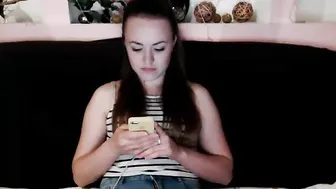 hot_diana Graceful devil pokes fingers in pussy